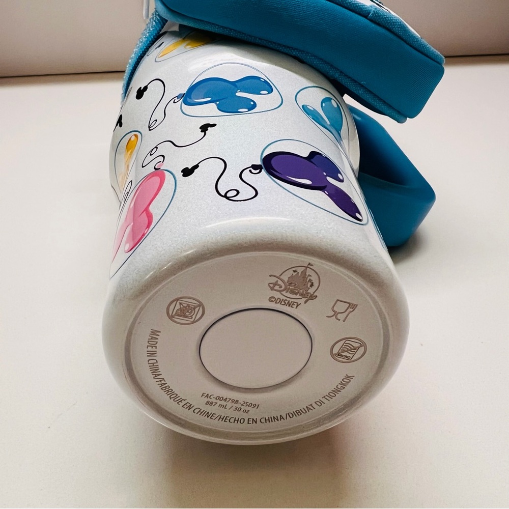 NEW Disney Mickey Balloons 30oz Insulated Stainless Steel Tumbler & Zip Case 🎈🎈🎈 - Picture 11 of 15